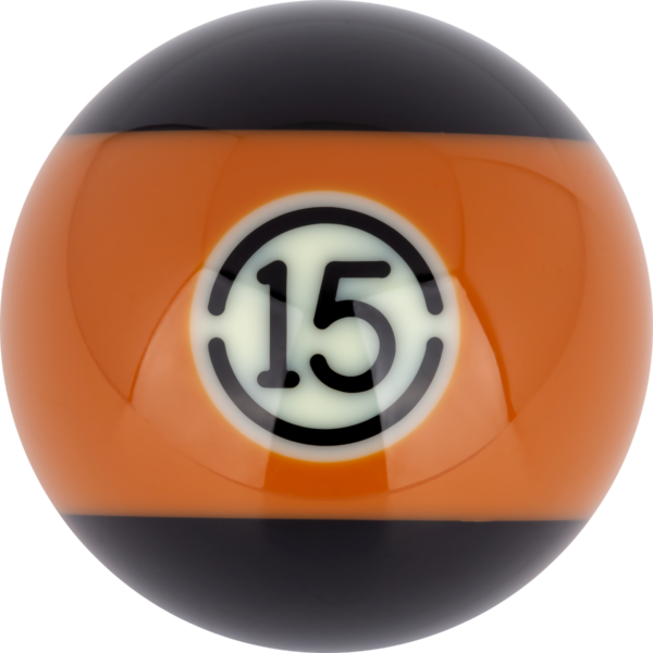 Aramith BLACK Replacement Ball – #15 | Golden Break Billiards
